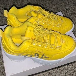 Little Girls Fila Disruptors.